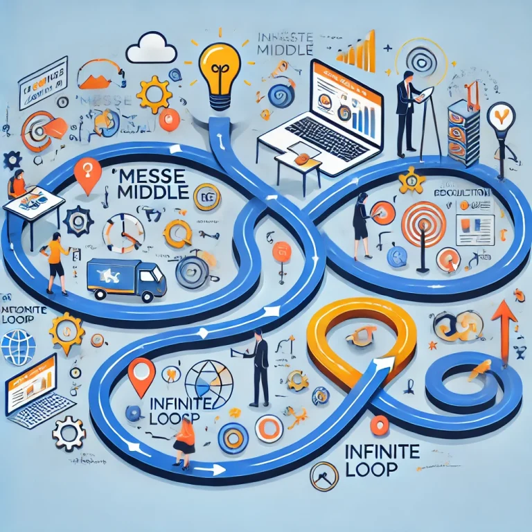Messy Middle e Infinite Loop sostituiscono il funnel tradizionale