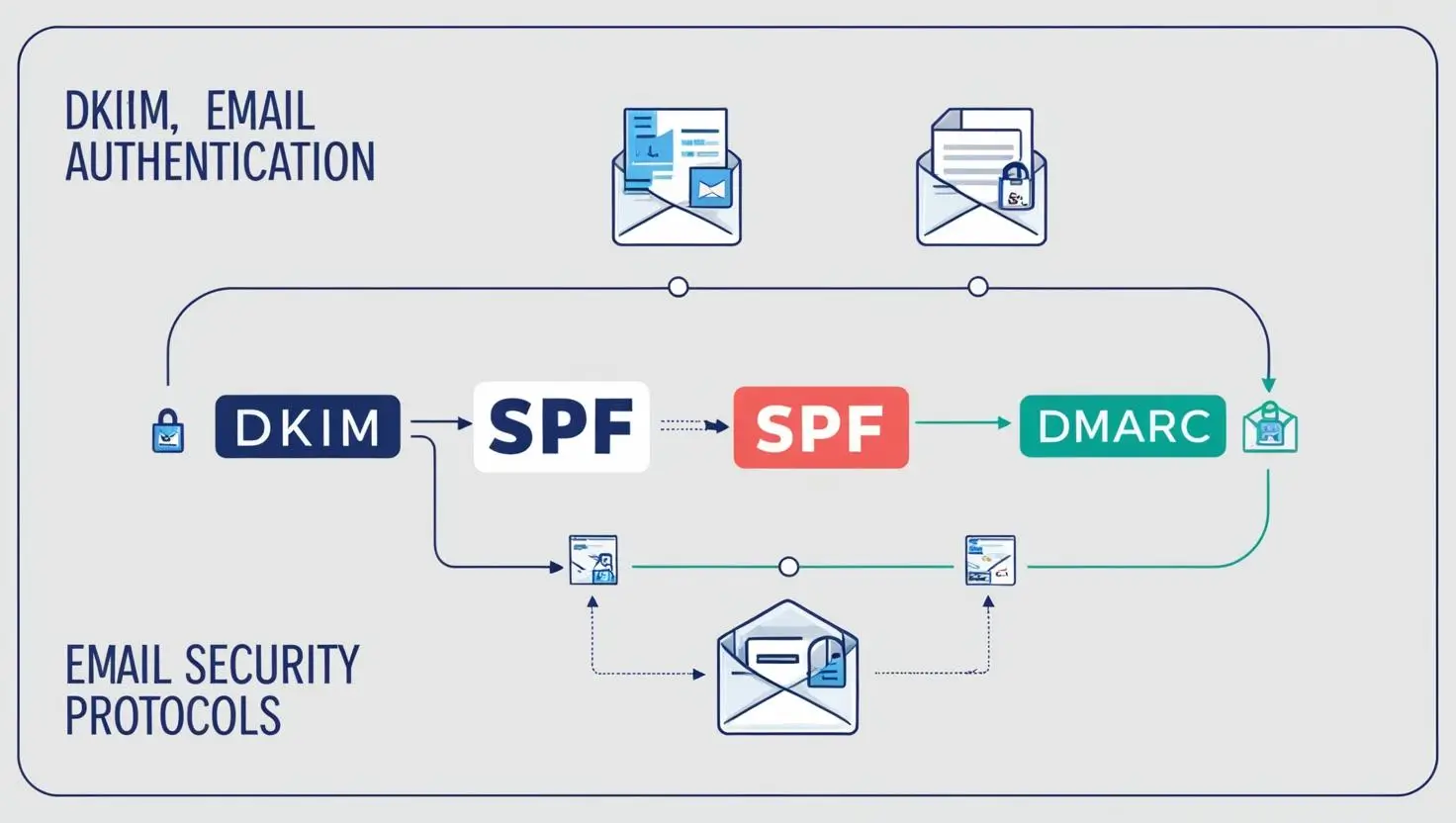 Controllo DKIM SPF DMARC